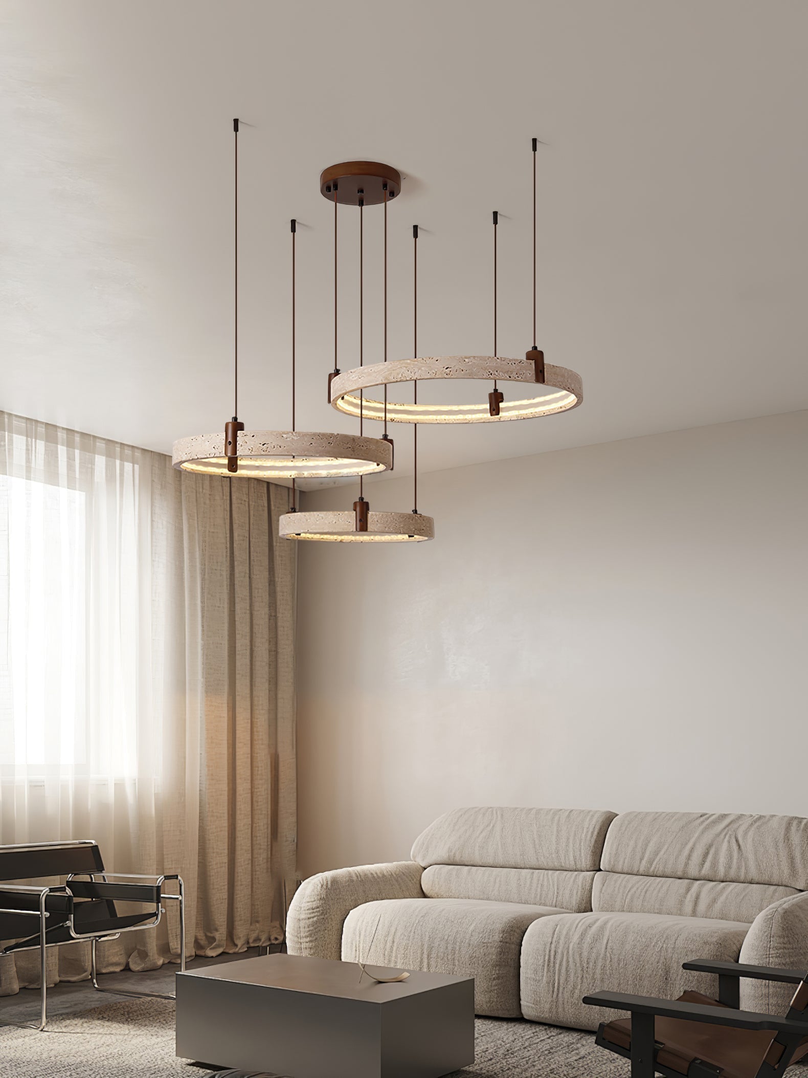 Orvinir Lustre en Travertin