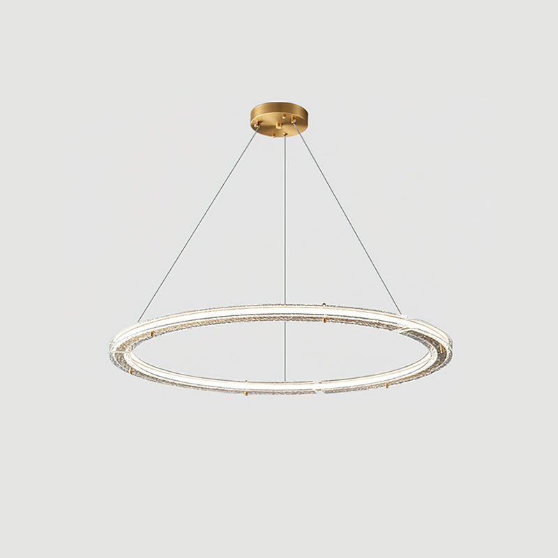 Lunara Double Anneau Crystal Lustre