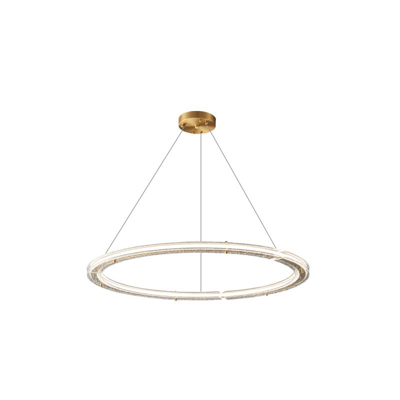 Lunara Double Anneau Crystal Lustre