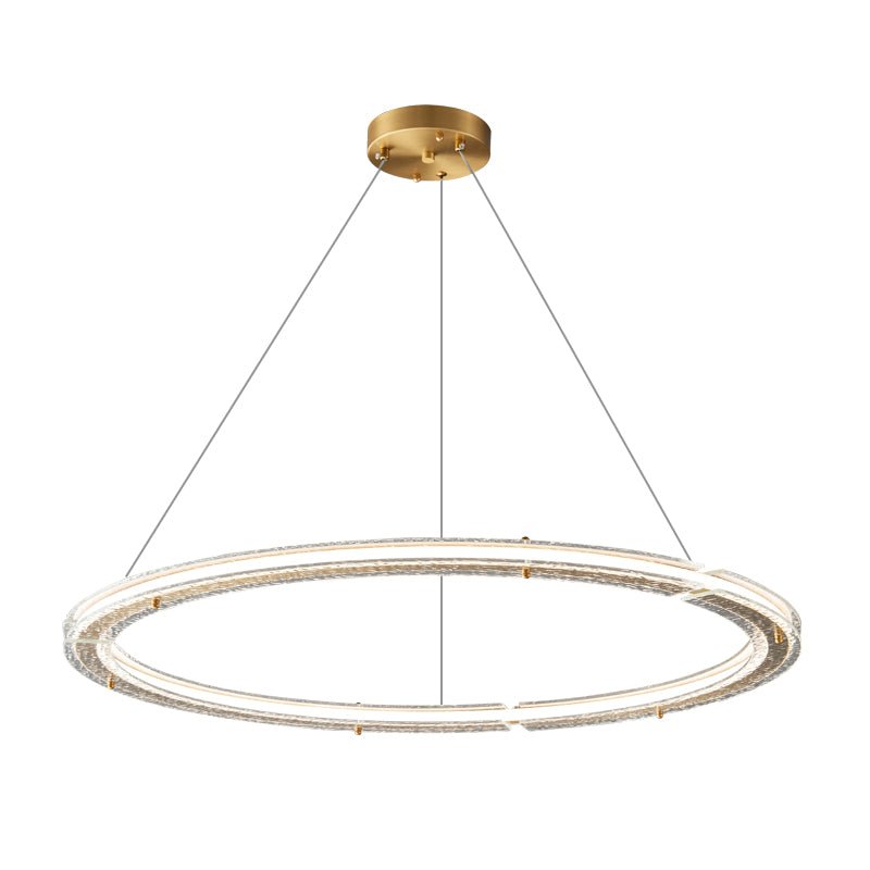 Lunara Double Anneau Crystal Lustre