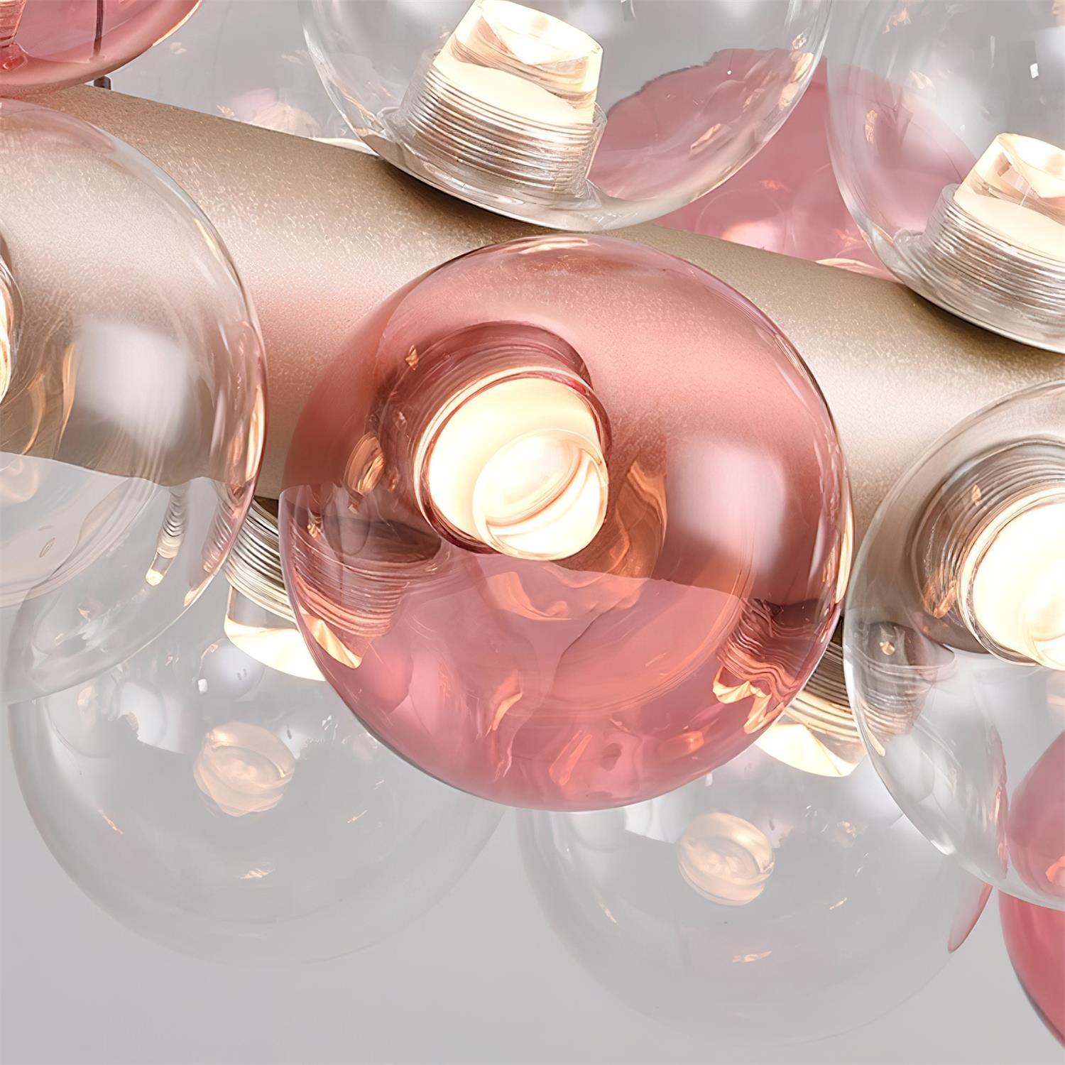 Candy Lustre en métal à bulles