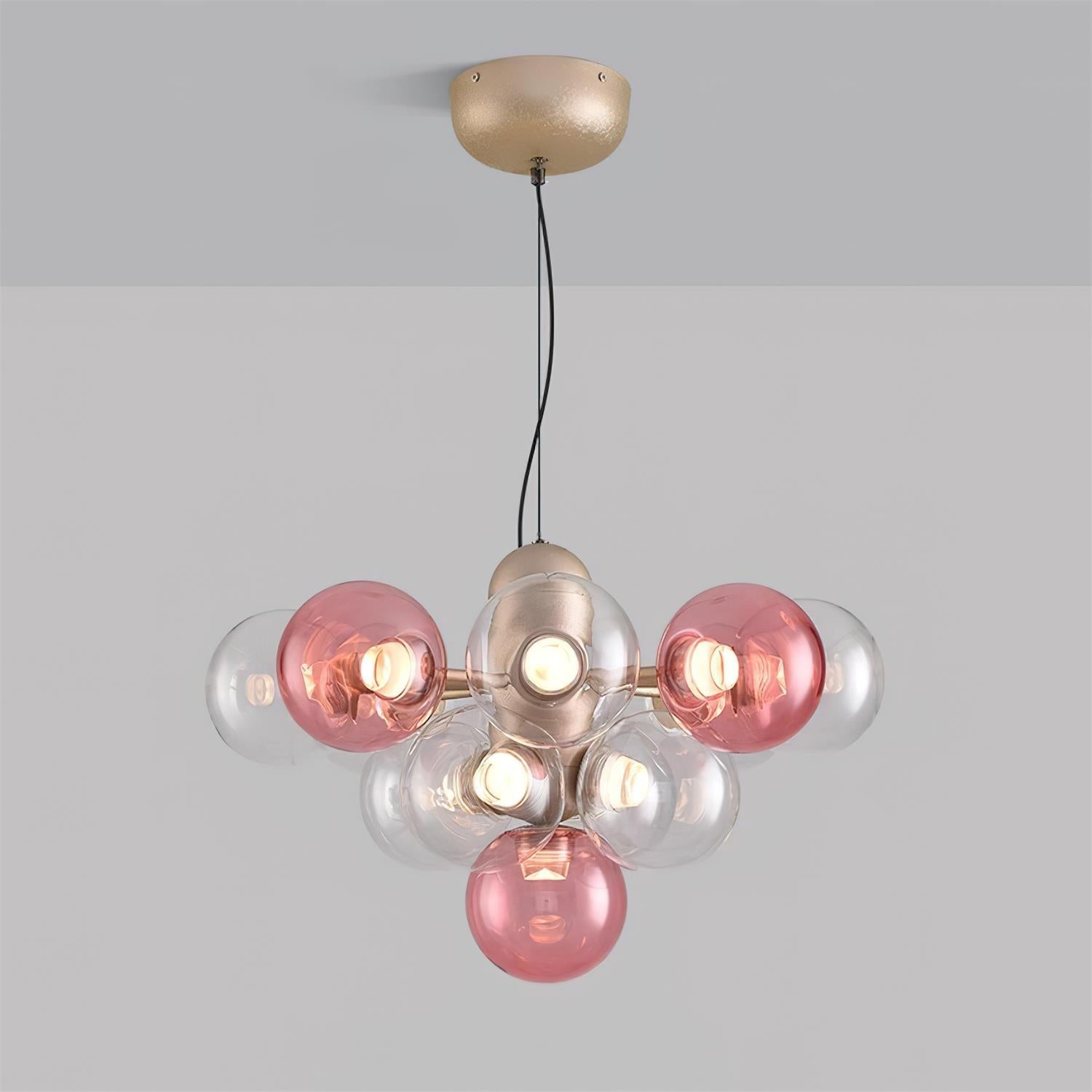 Candy Lustre en métal à bulles
