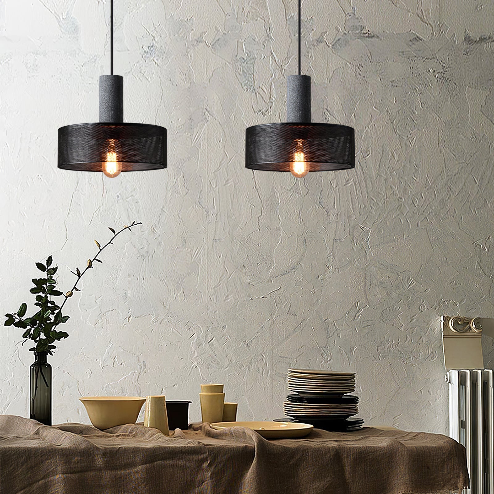 Hexa Suspension Métal Moderne