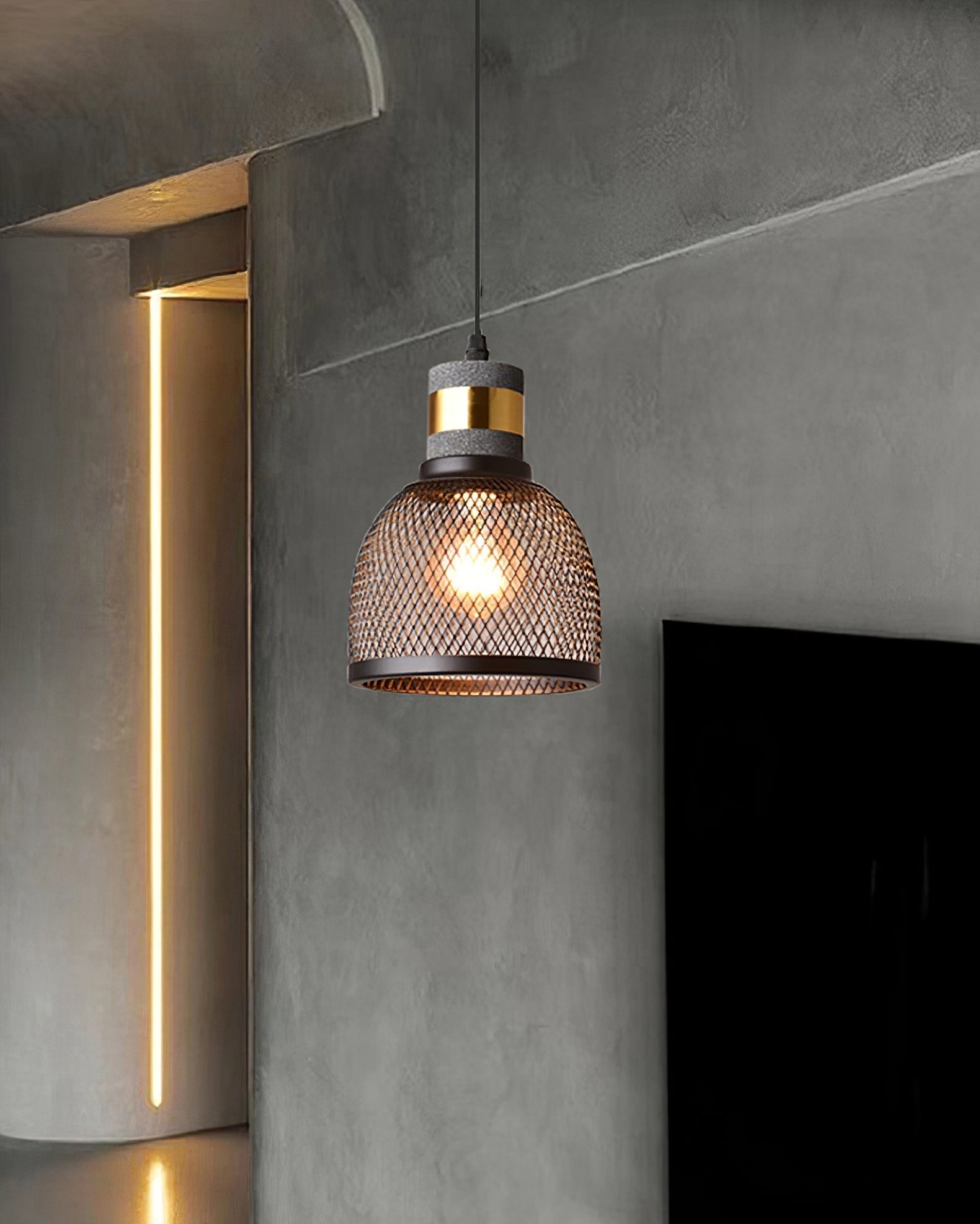 Hexa Suspension Métal Moderne