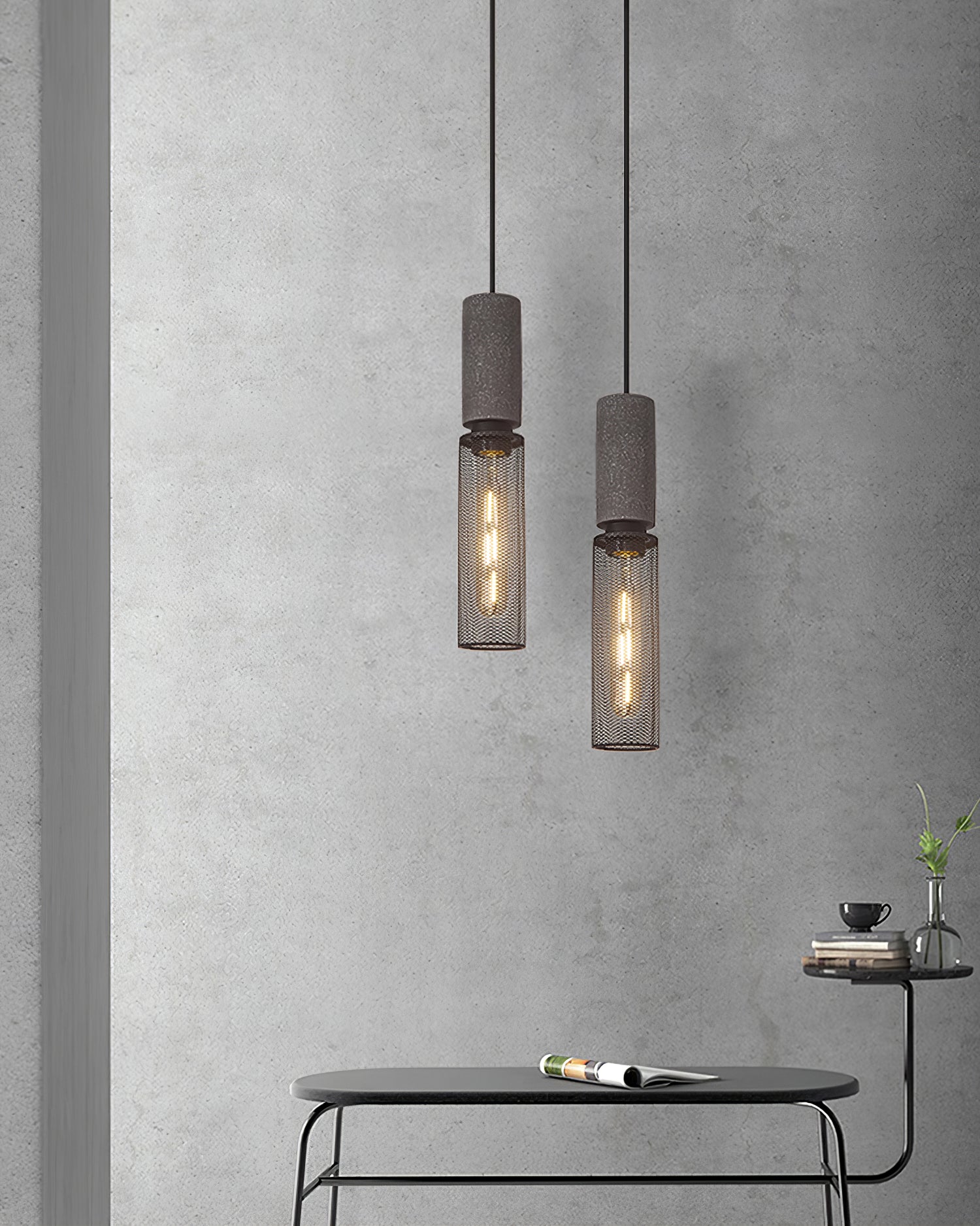 Hexa Suspension Métal Moderne
