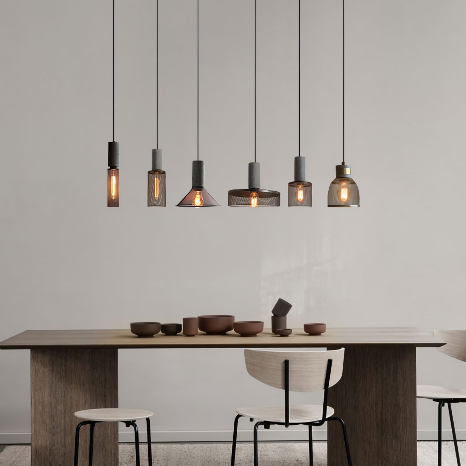 Hexa Suspension Métal Moderne