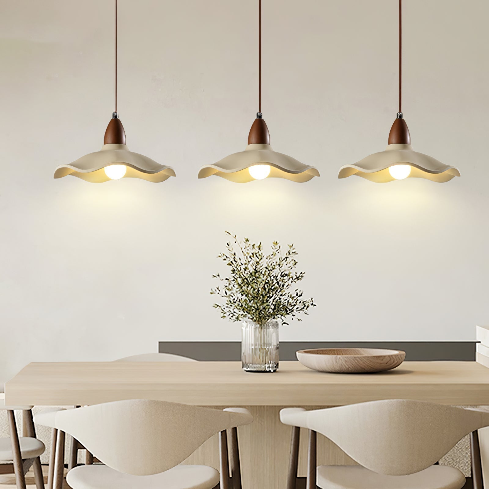 Siro Lampe Suspendue Vague en Ciment
