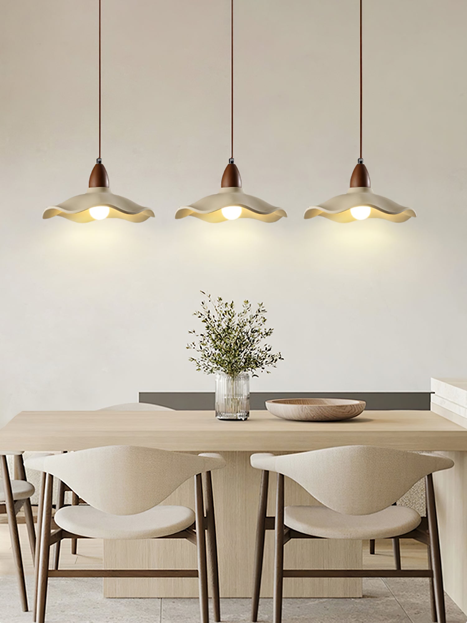 Siro Lampe Suspendue Vague en Ciment