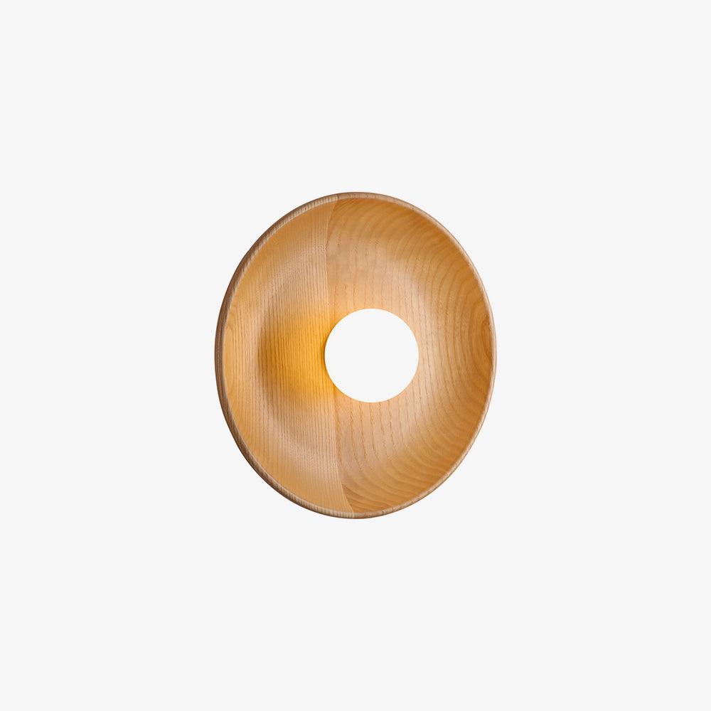 Cumirisra Applique Murale Moderne Minimaliste en Verre et Bois