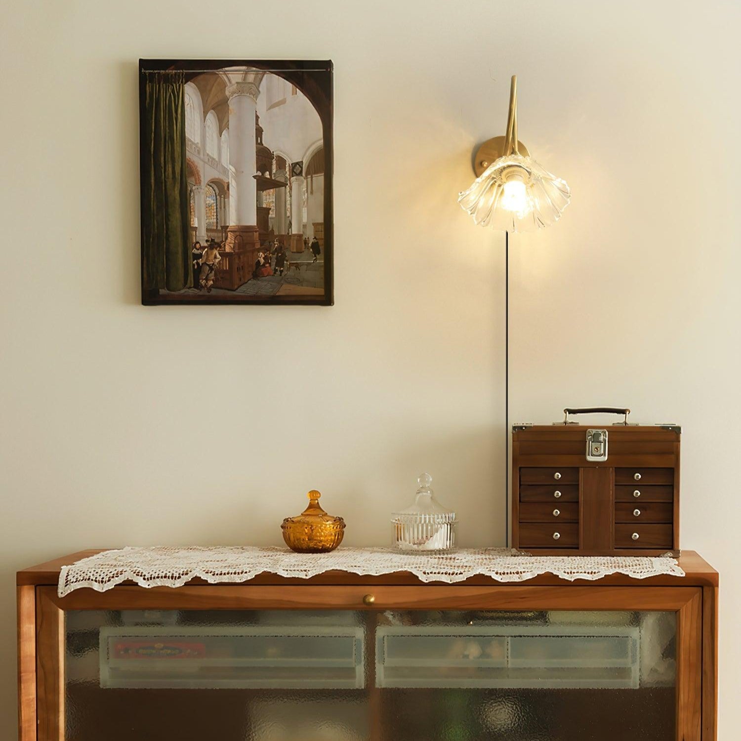 Aurora Glass Elegant Wall Lamp
