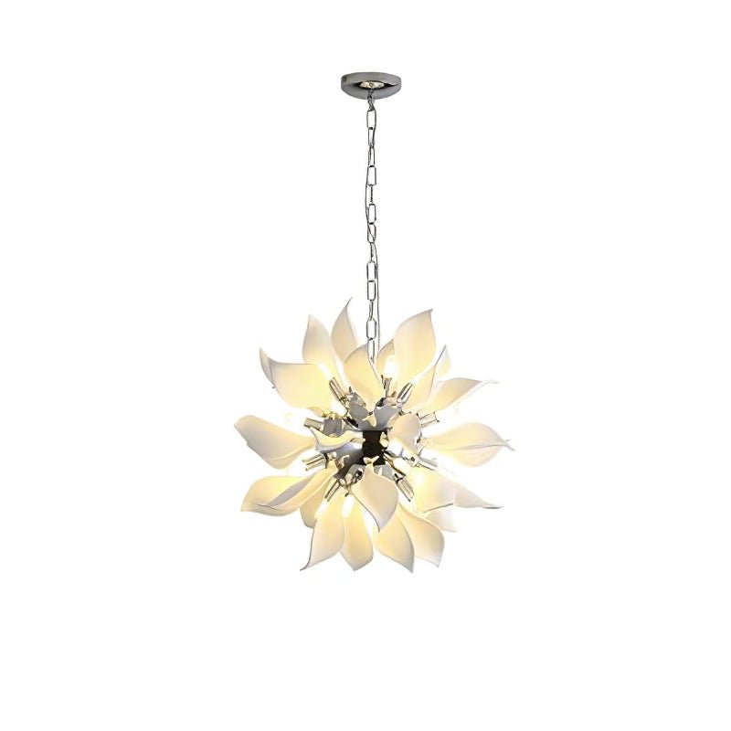 Lustra Suspension Céramique Pétales Épanouis