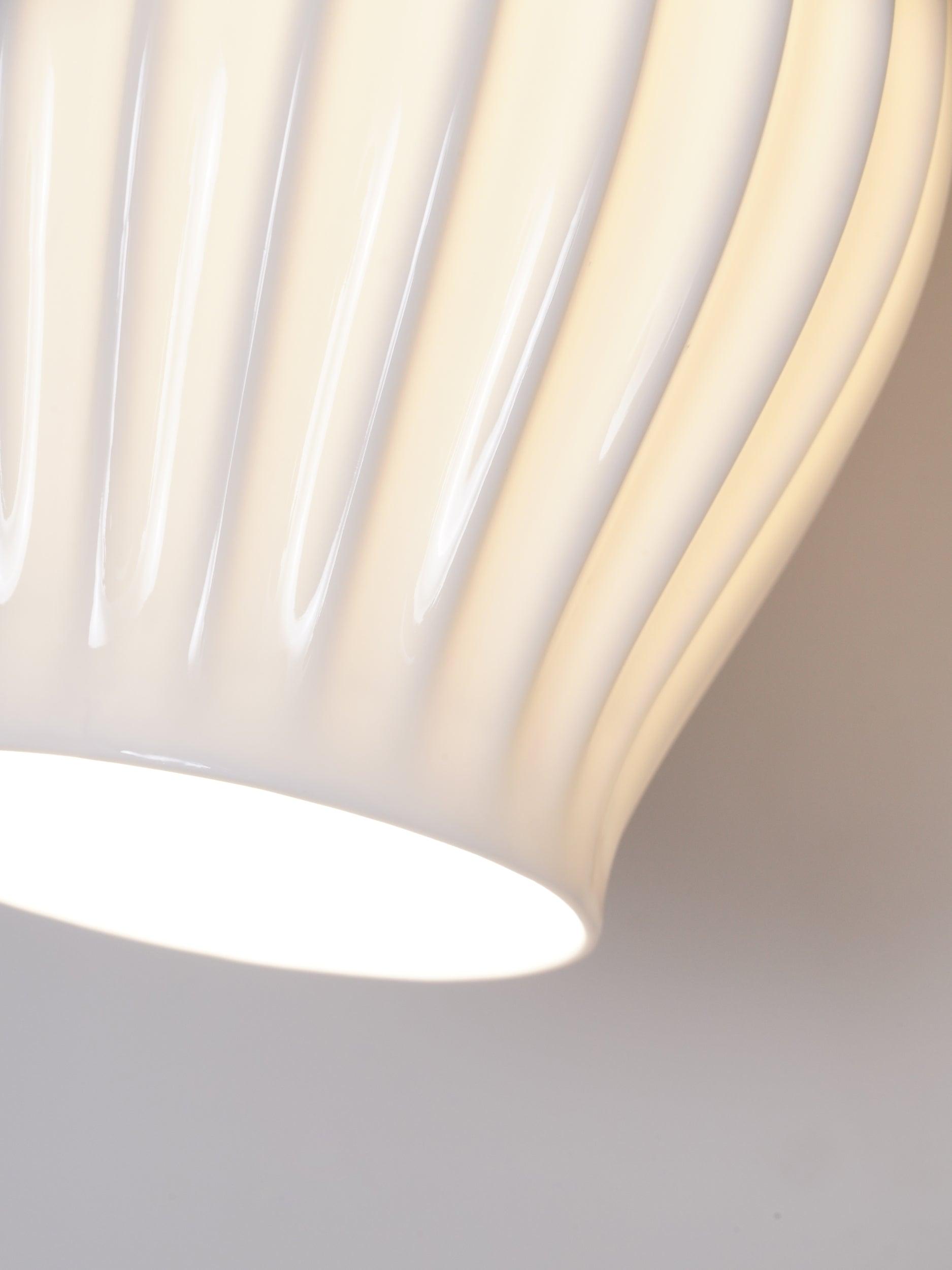 Zotalisra Moderne Minimaliste Côtes Céramique Applique Lumière