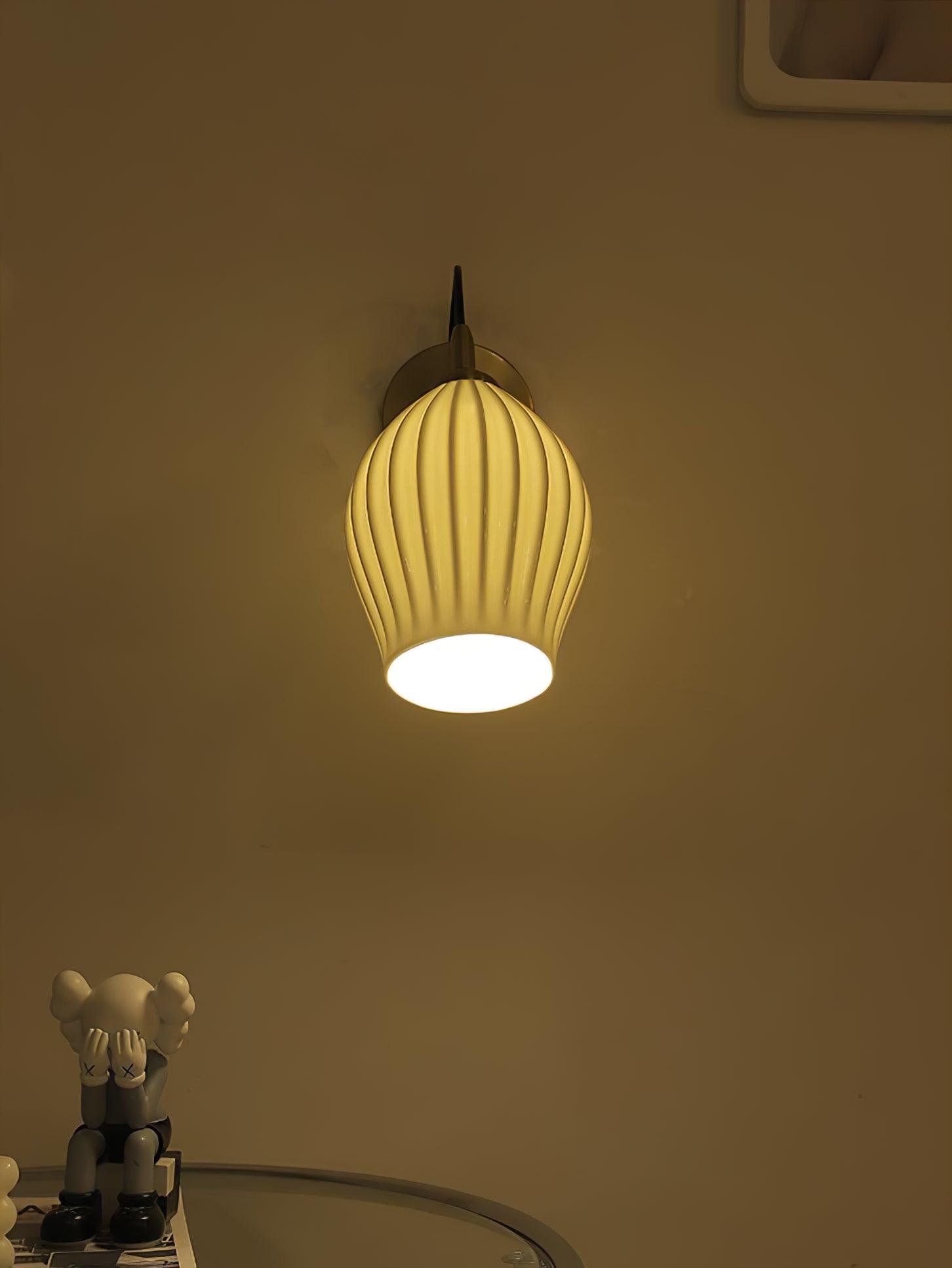 Zotalisra Moderne Minimaliste Côtes Céramique Applique Lumière