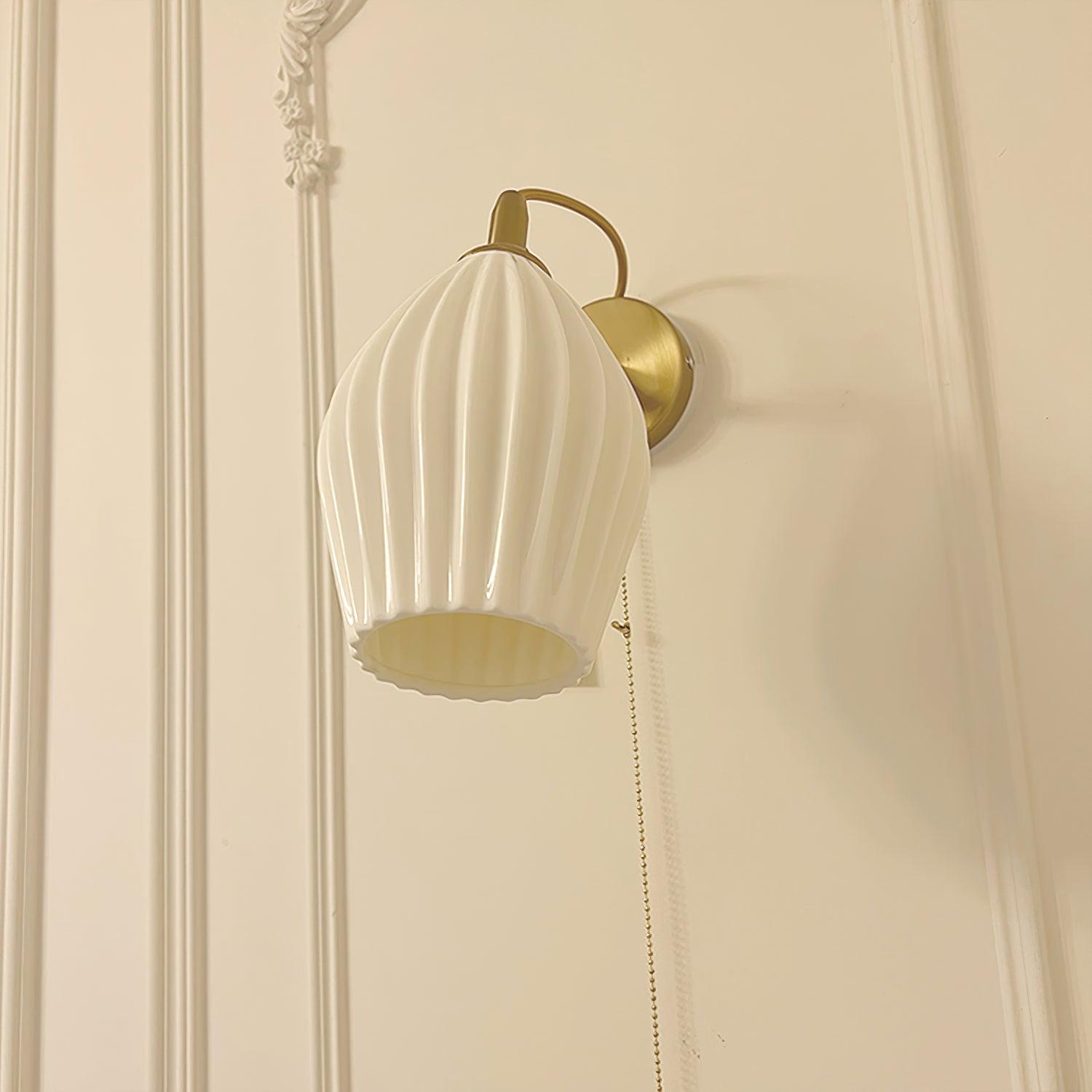 Zotalisra Moderne Minimaliste Côtes Céramique Applique Lumière