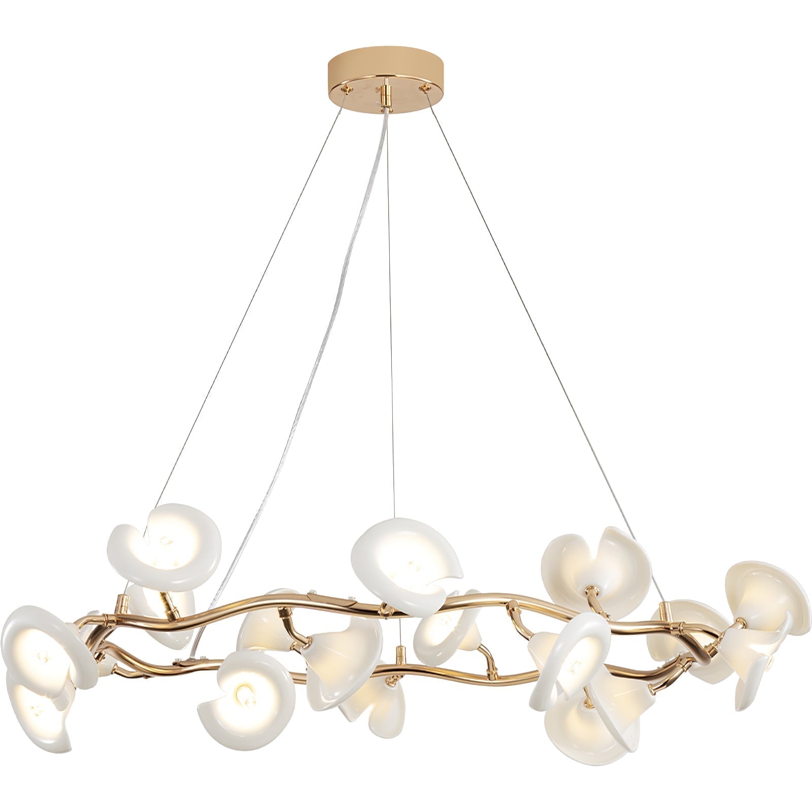 Aurora Lustre Élégant Branche en Fleur