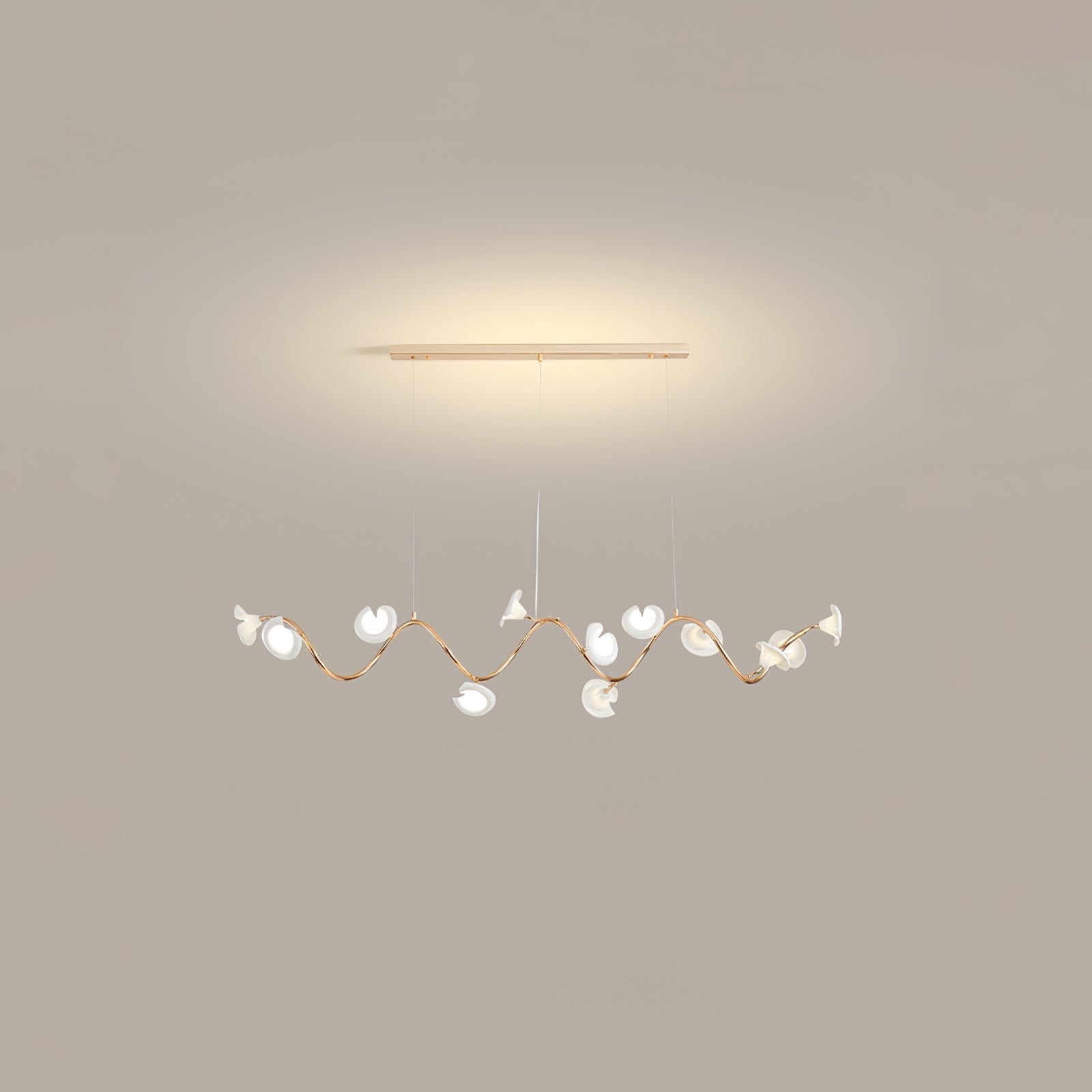 Aurora Lustre Élégant Branche en Fleur