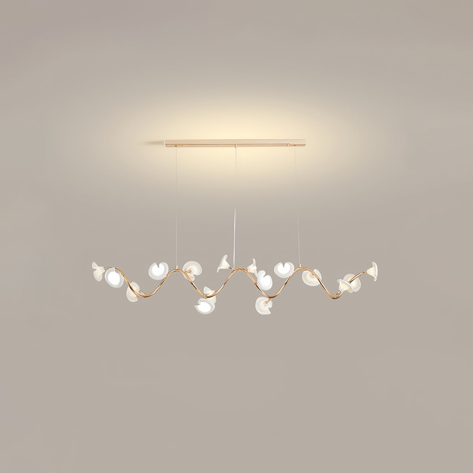 Aurora Lustre Élégant Branche en Fleur