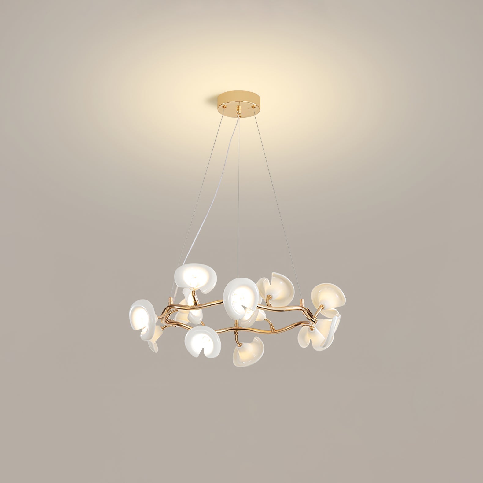 Aurora Lustre Élégant Branche en Fleur