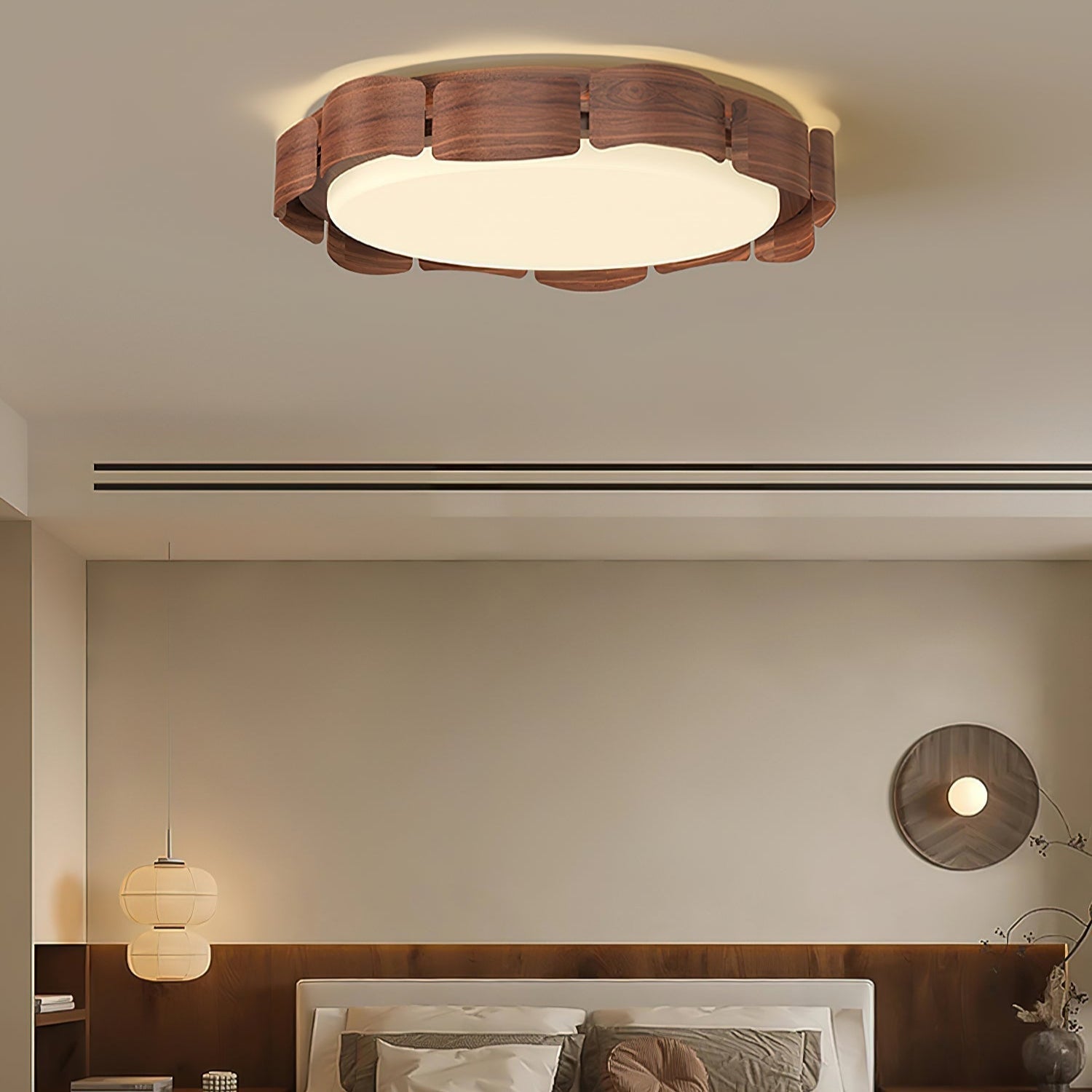 Ardura Plafonnier LED Noyer