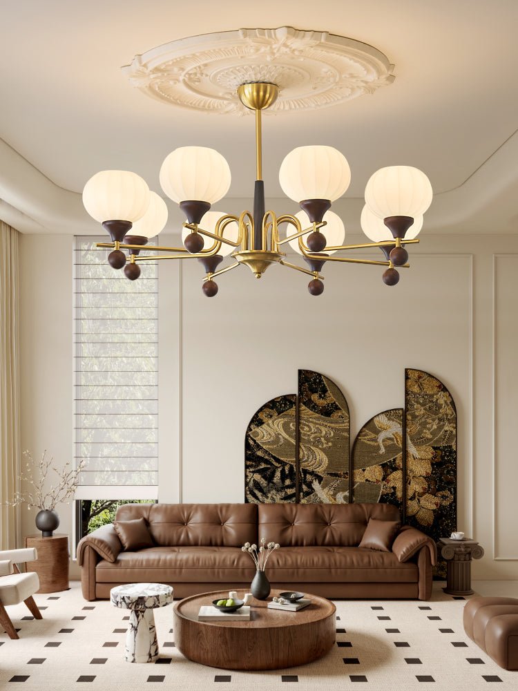 Anorionis Lustre Traditionnel Haut de Gamme en Bois