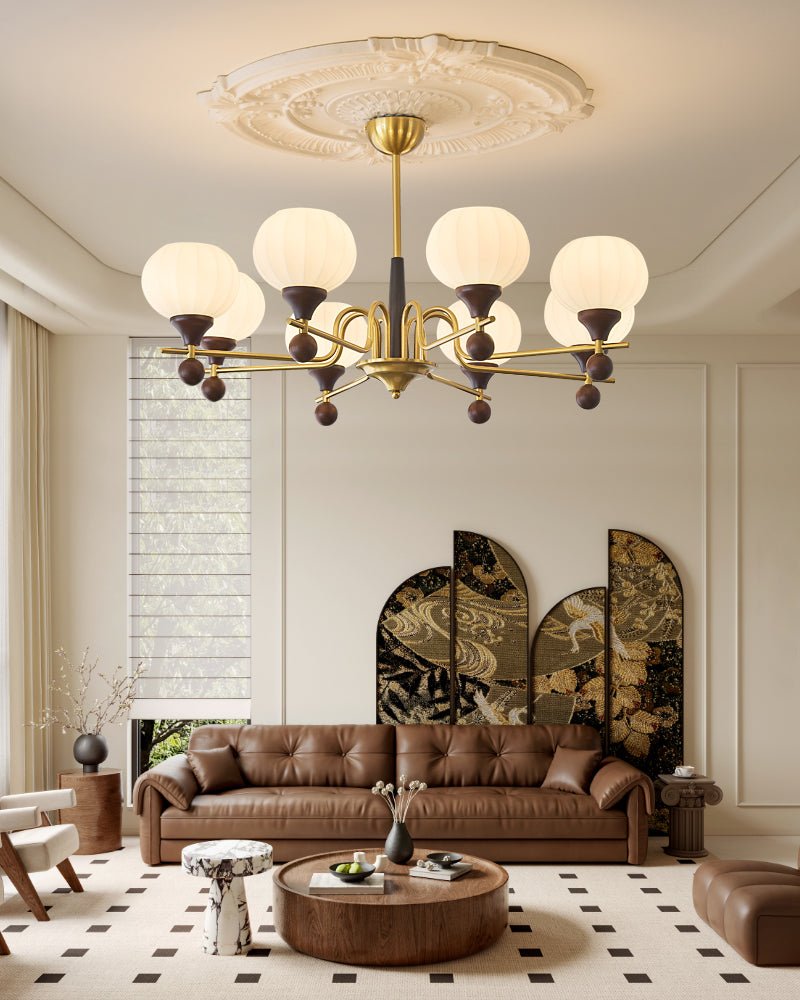 Anorionis Lustre Traditionnel Haut de Gamme en Bois