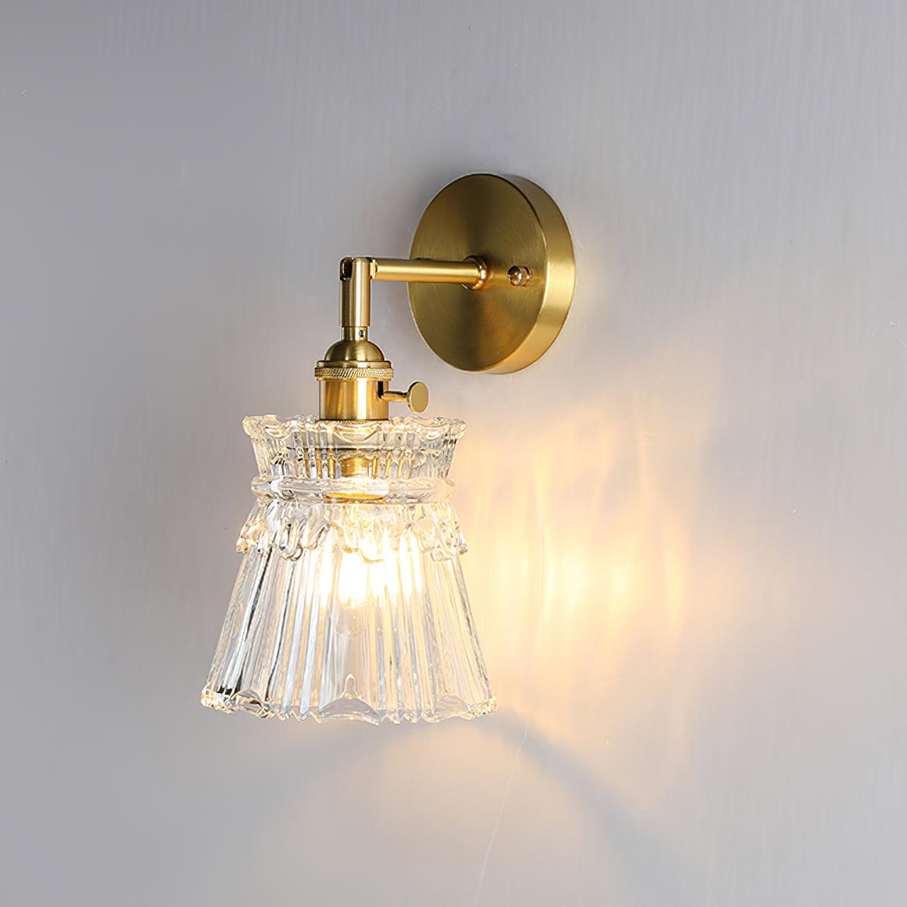 Lustra Lampe Murale Cristal Évasé Classique