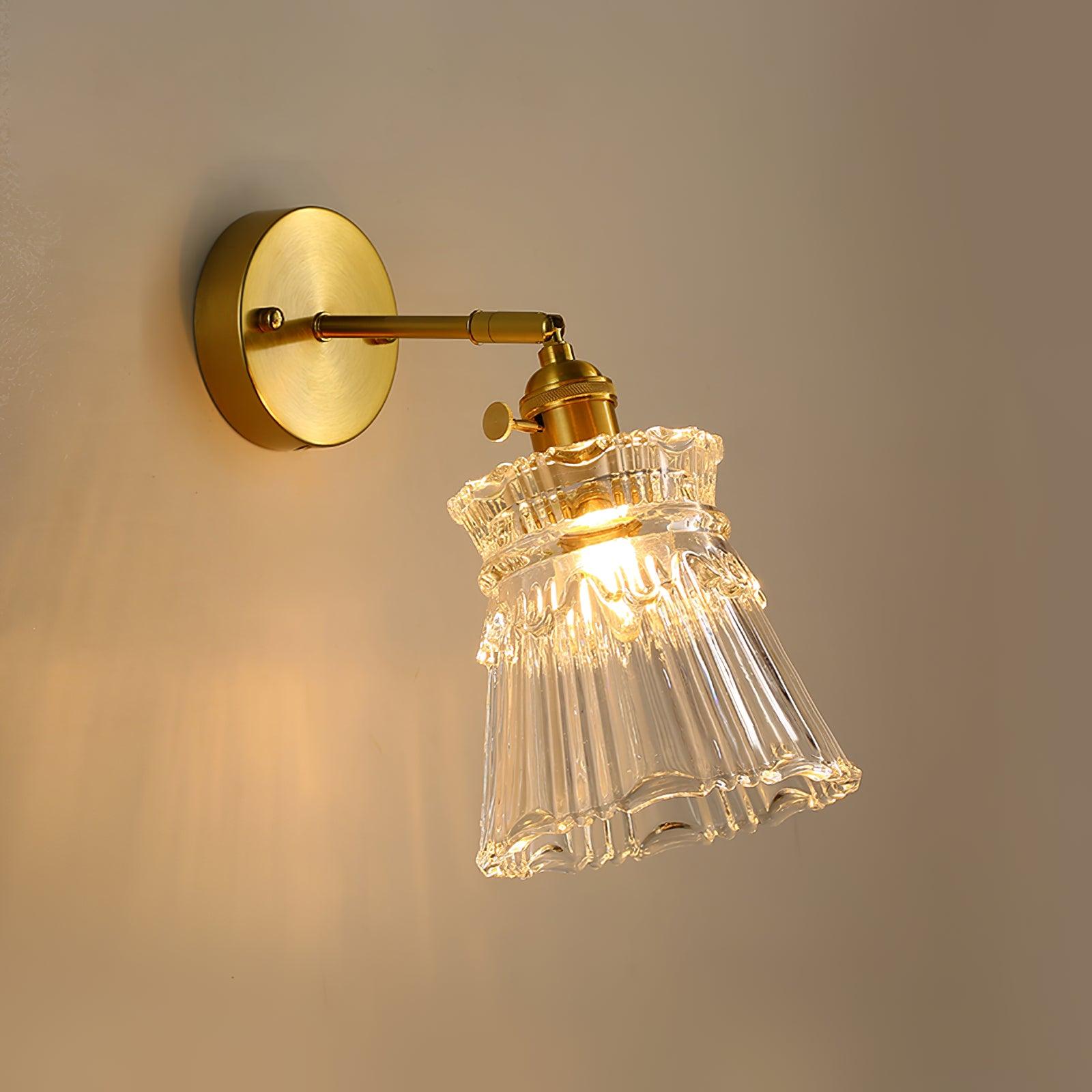 Lustra Lampe Murale Cristal Évasé Classique