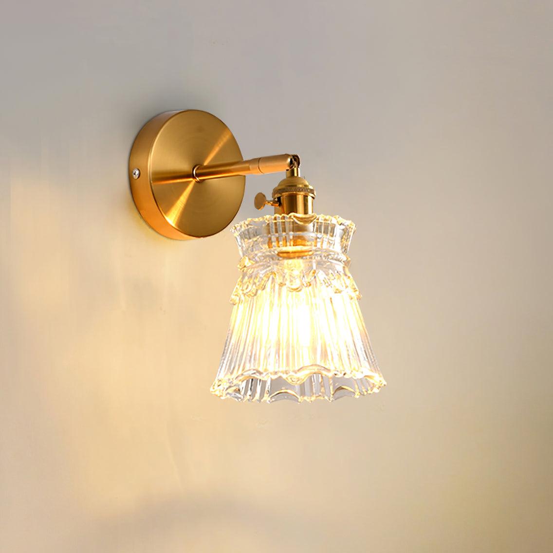 Lustra Lampe Murale Cristal Évasé Classique