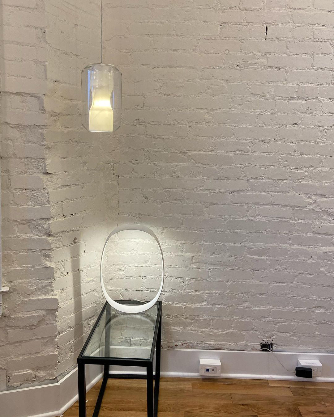 Allirila Lampe à Suspension Moderne Et Minimaliste En Verre Albâtre