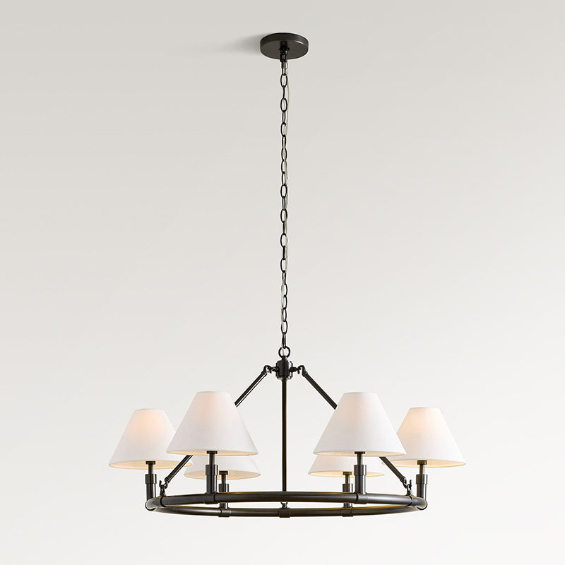 Lymara Lustre Industriel Vintage Robert Tissu