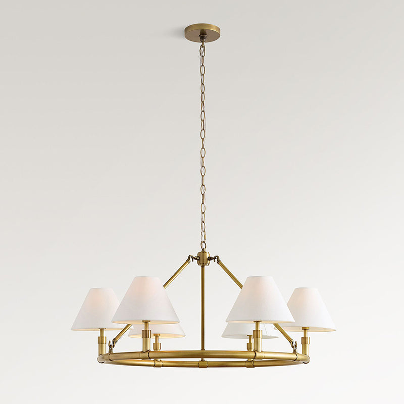 Lymara Lustre Industriel Vintage Robert Tissu