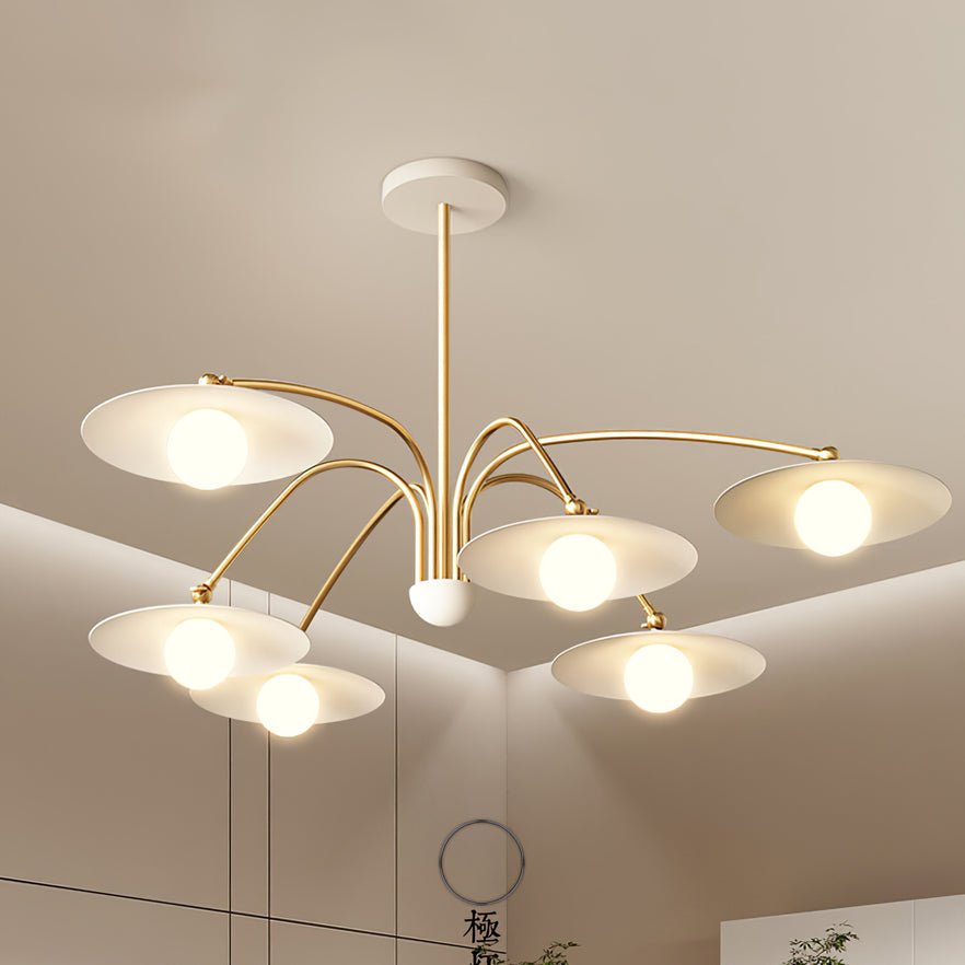 Lustra Lustre avec Champignon Inspiré de l'Art Déco