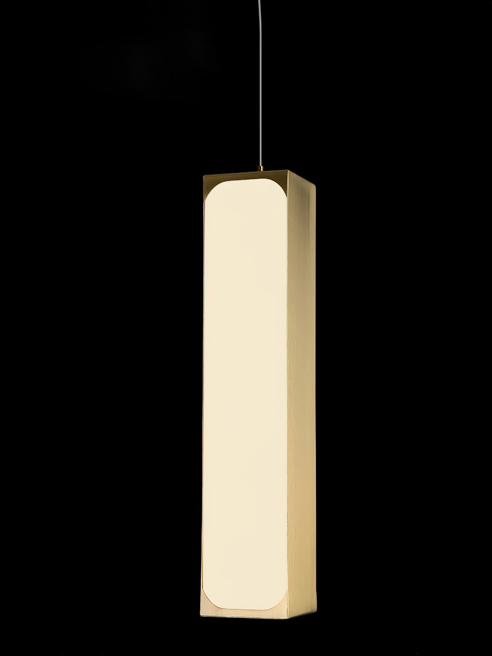 Gleam Lumière de Suspension Moderne Minimaliste en Laiton et Albâtre