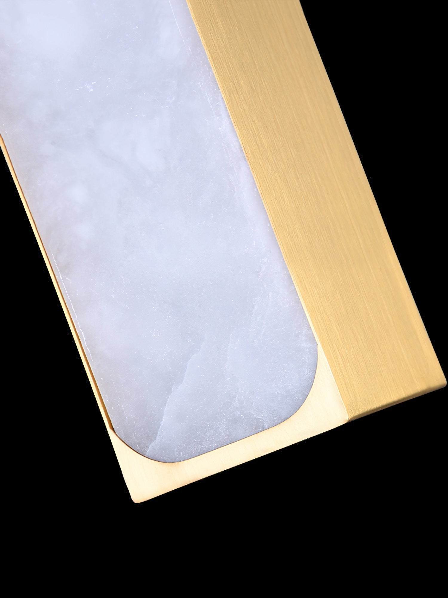 Gleam Lumière de Suspension Moderne Minimaliste en Laiton et Albâtre