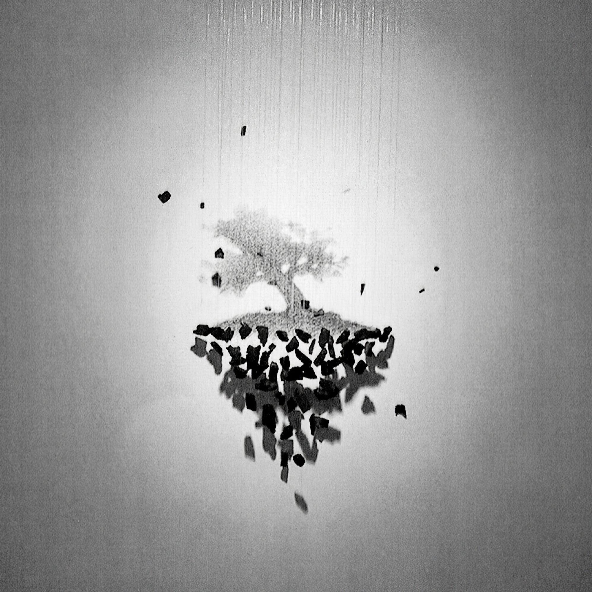 Arsilus Lustre Sculptural en Pierre Charbon Lettres de S à Z