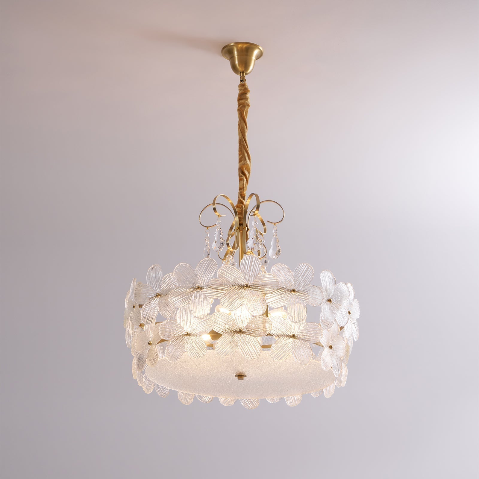 Kite Lustre en Métal Verre Postmoderne Luxueux d'Art Unique