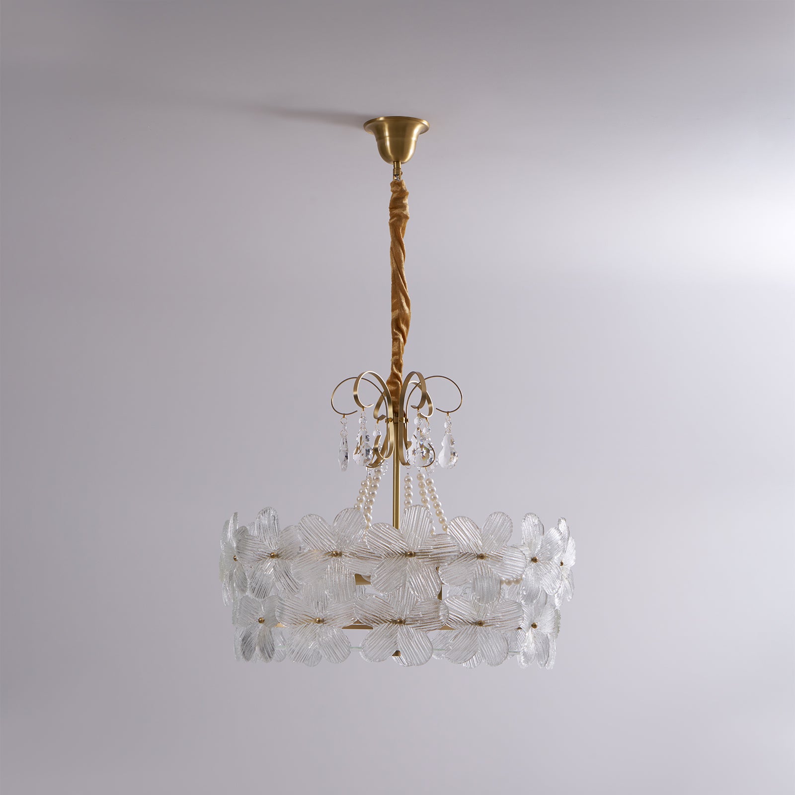 Kite Lustre en Métal Verre Postmoderne Luxueux d'Art Unique