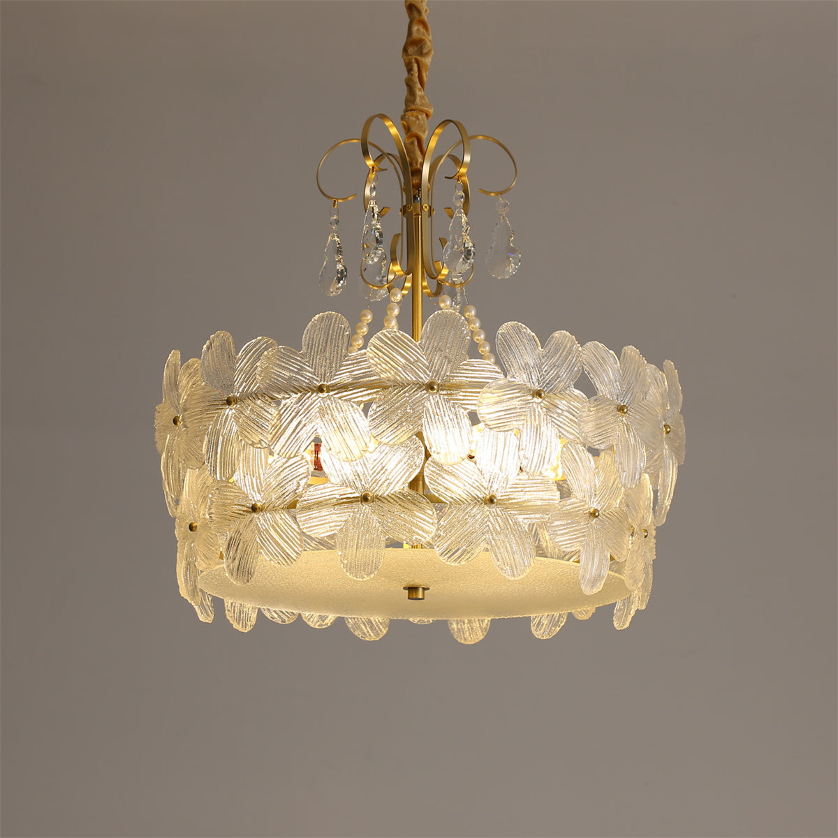 Kite Lustre en Métal Verre Postmoderne Luxueux d'Art Unique