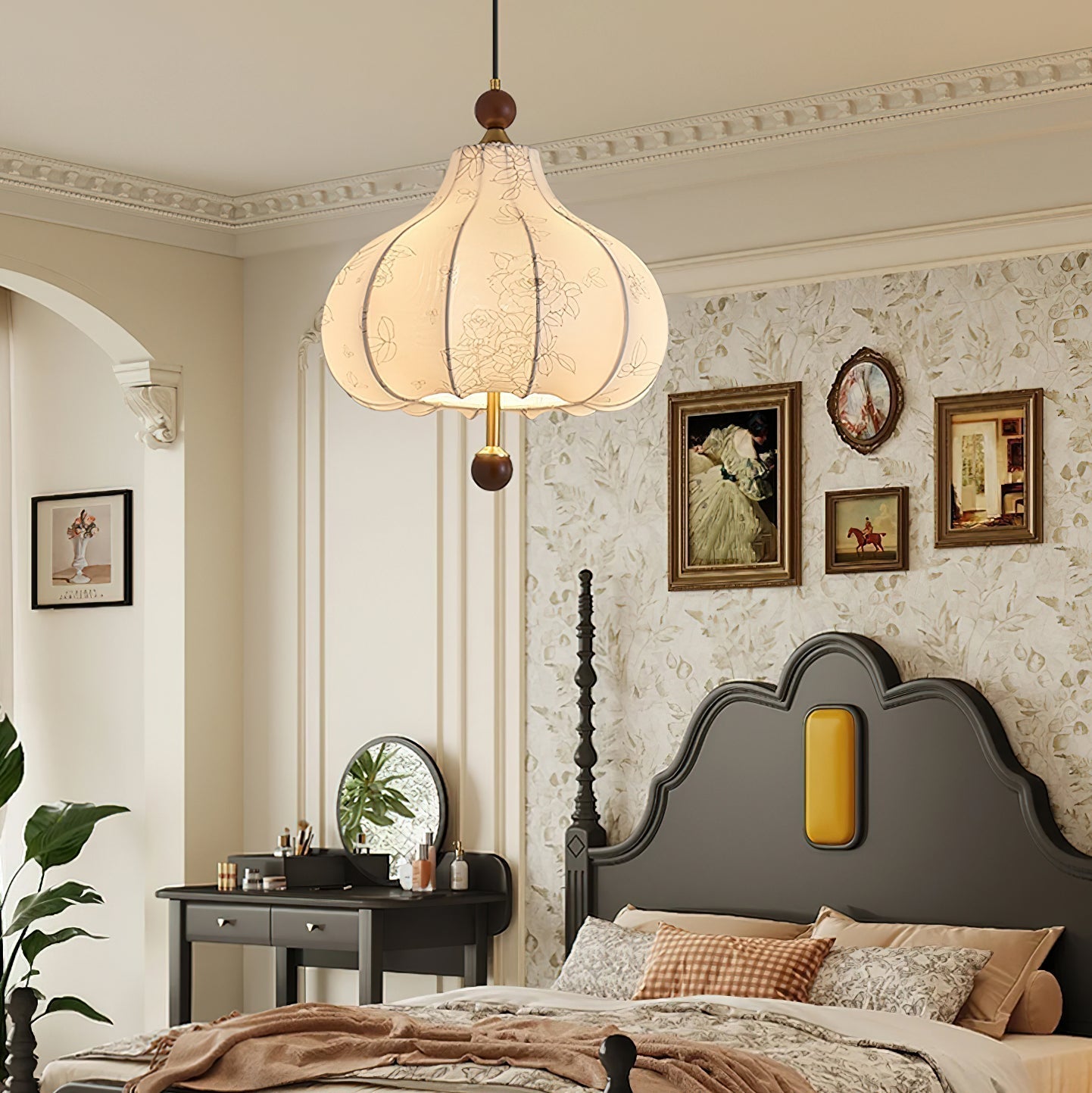 Petal Suspension Vintage en Bois