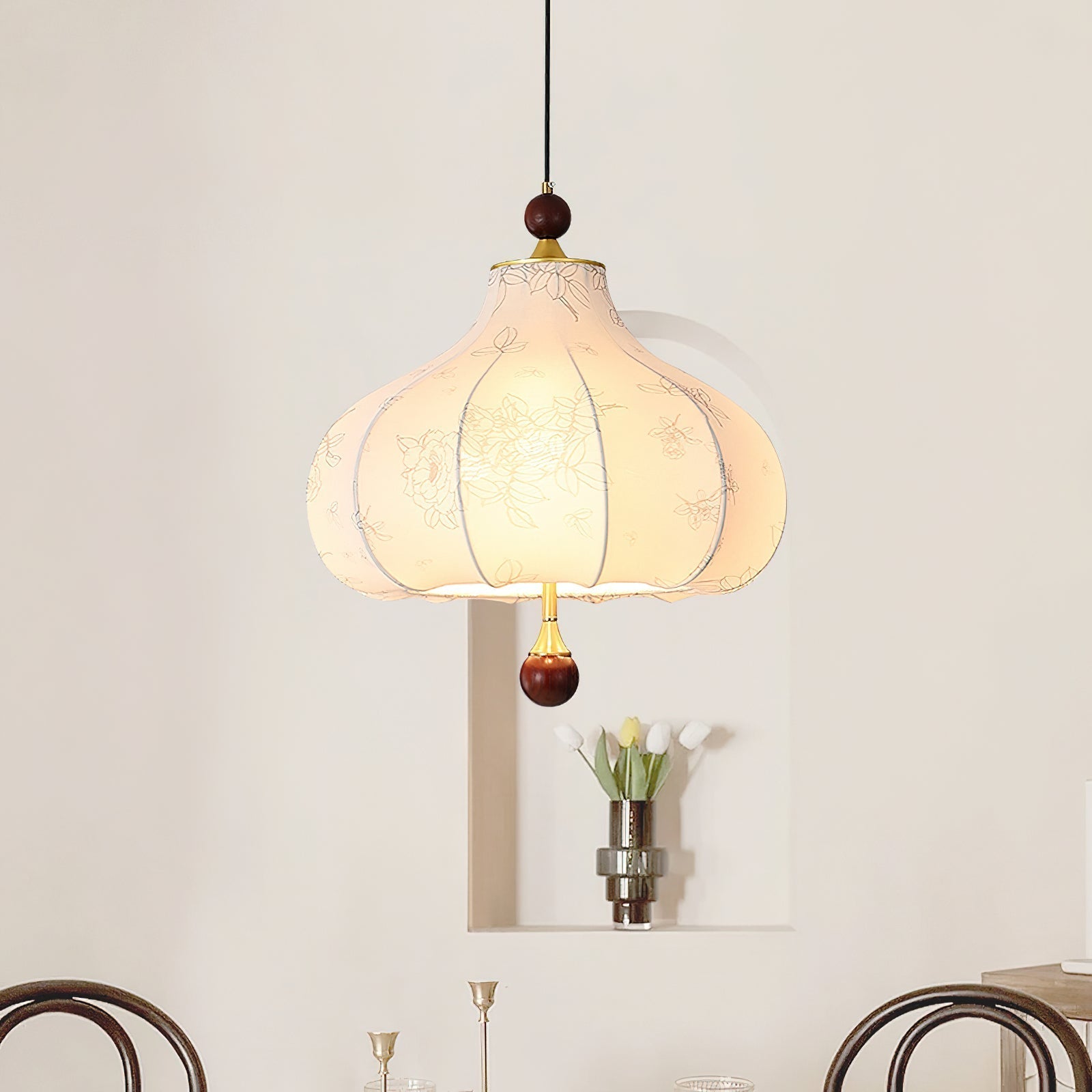 Petal Suspension Vintage en Bois