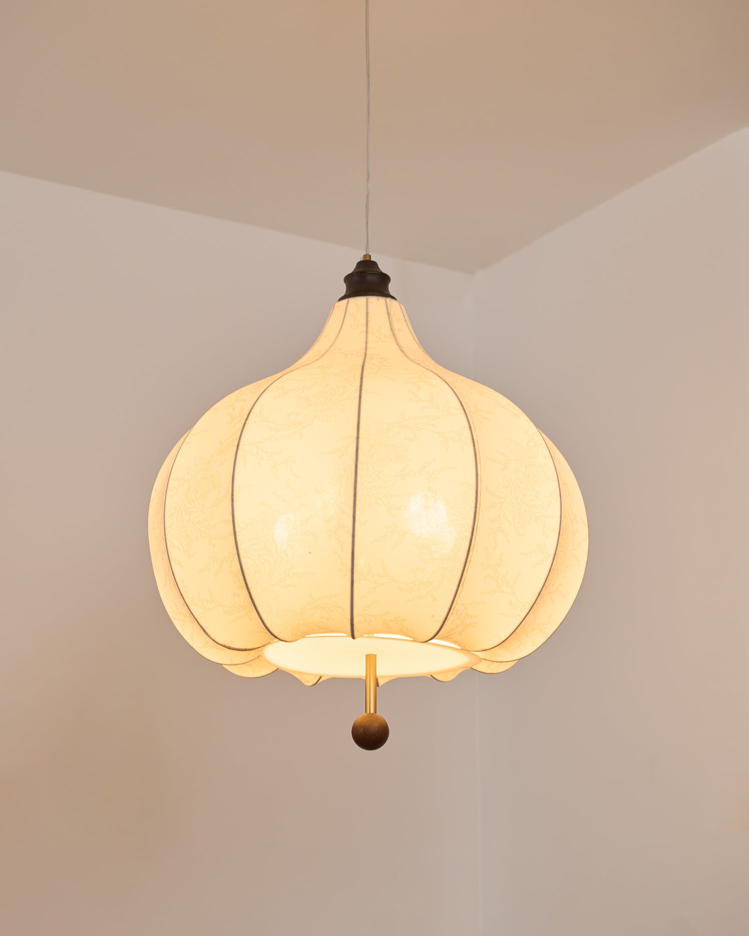 Lanterna Lampe Suspension Tissu