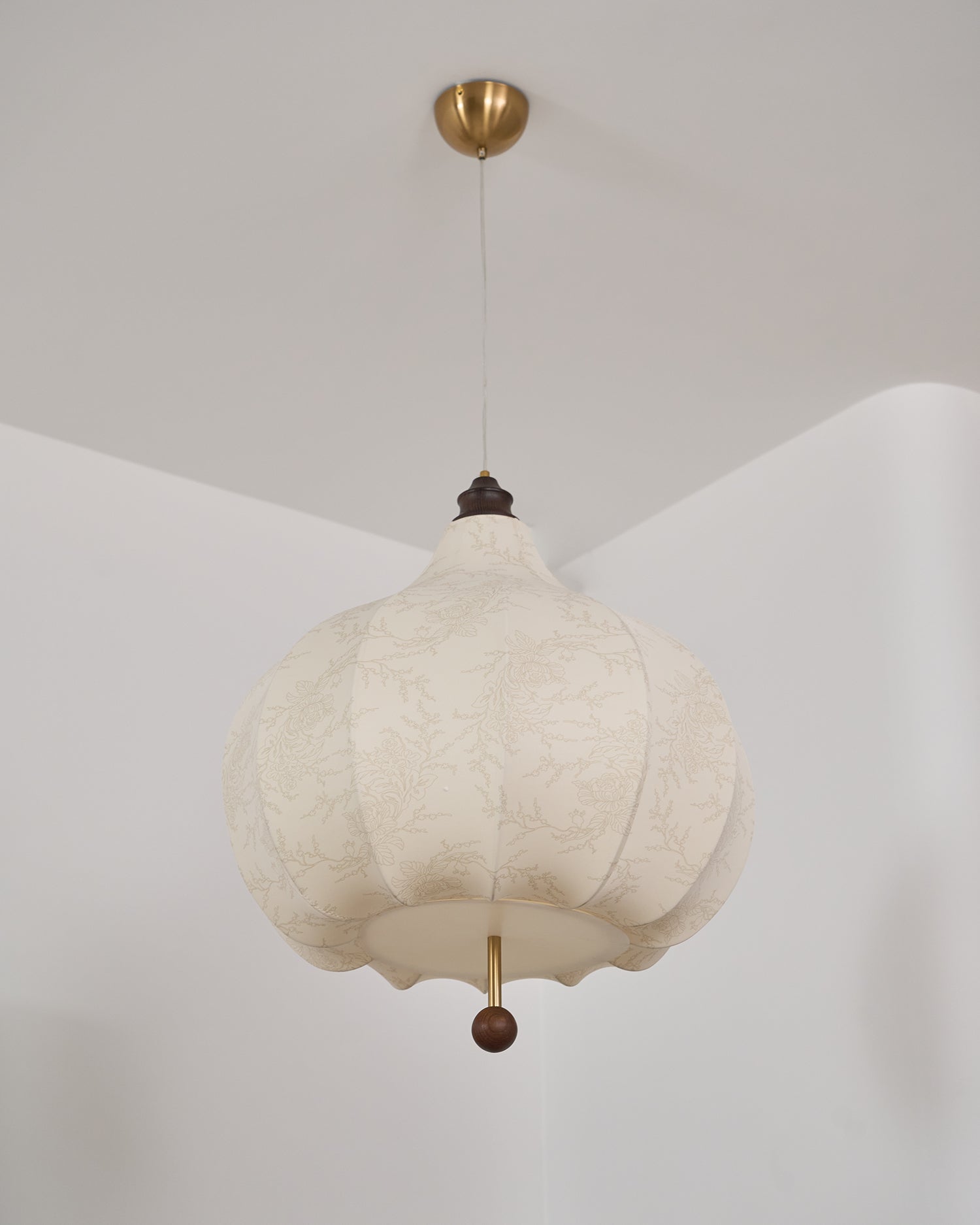 Lanterna Lampe Suspension Tissu