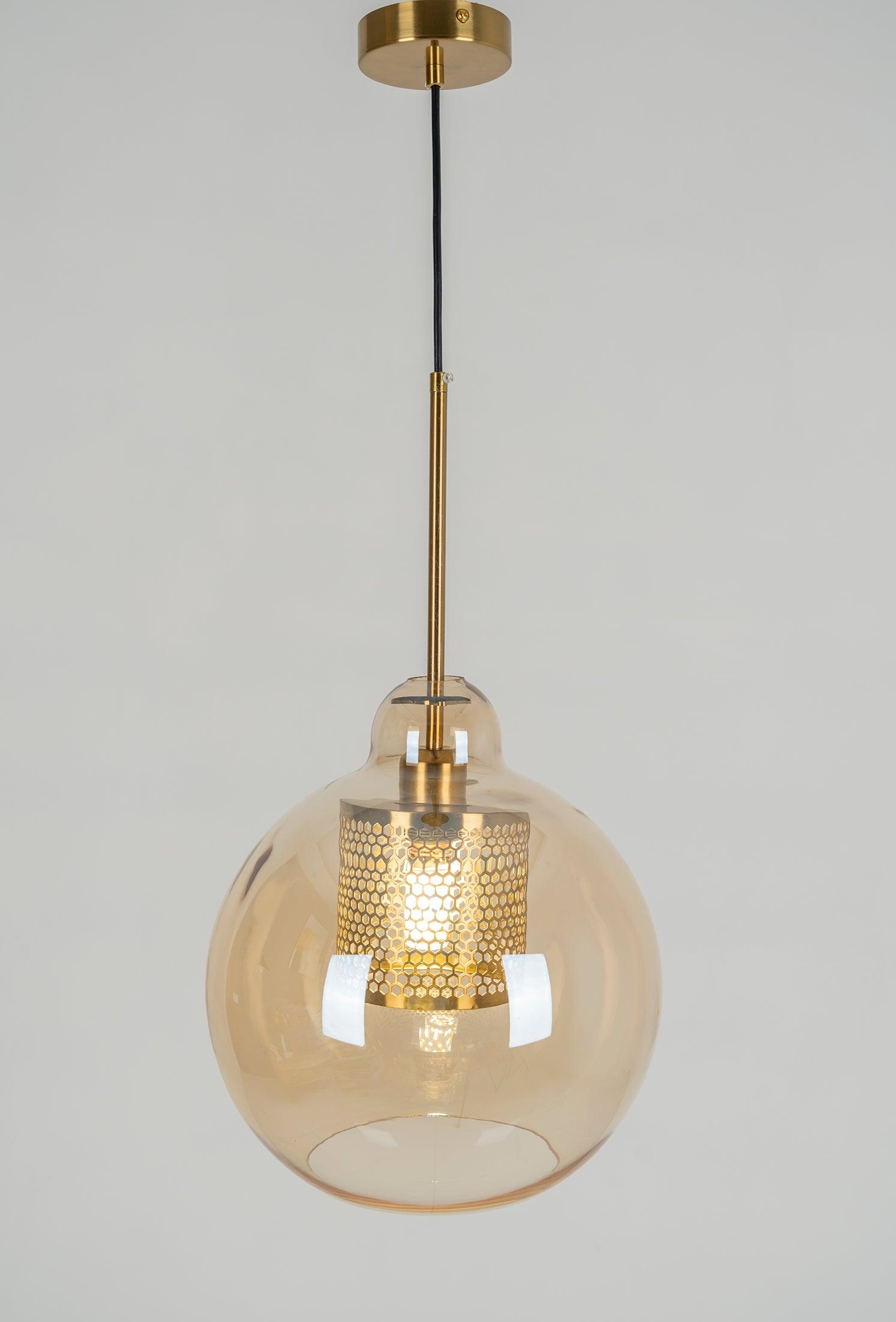 Lustra Suspension en Verre Chiswick pour Salon