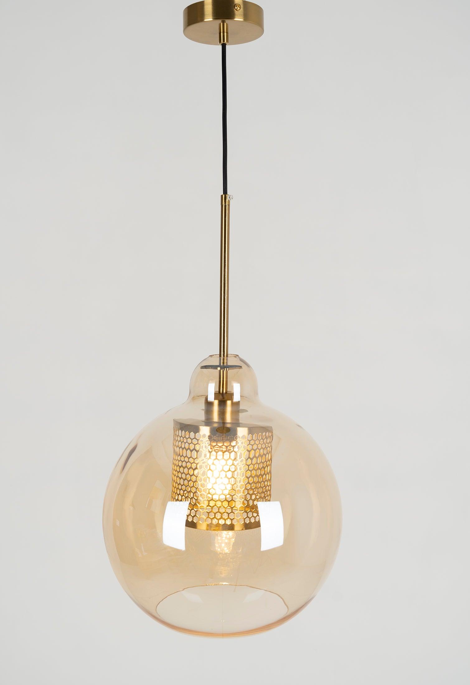Lustra Suspension en Verre Chiswick pour Salon