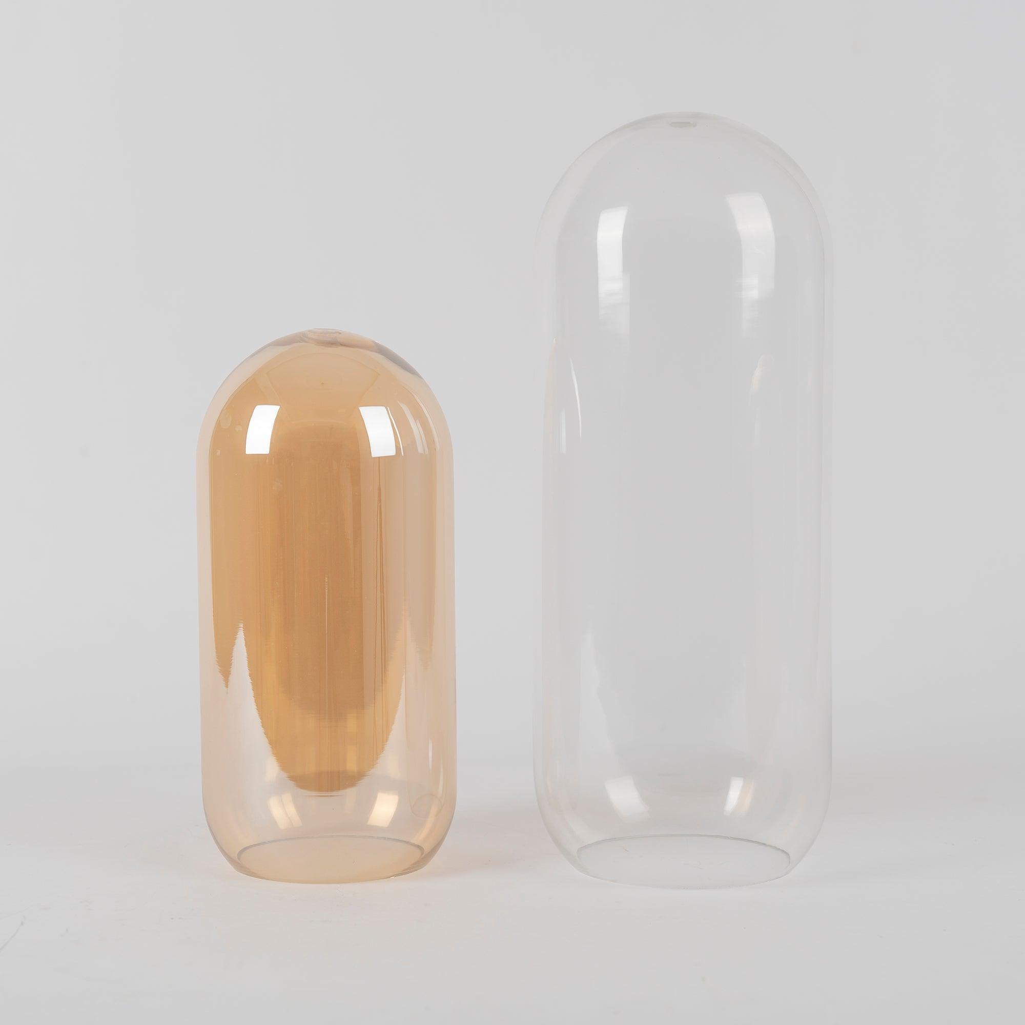 Lustra Suspension en Verre Chiswick pour Salon