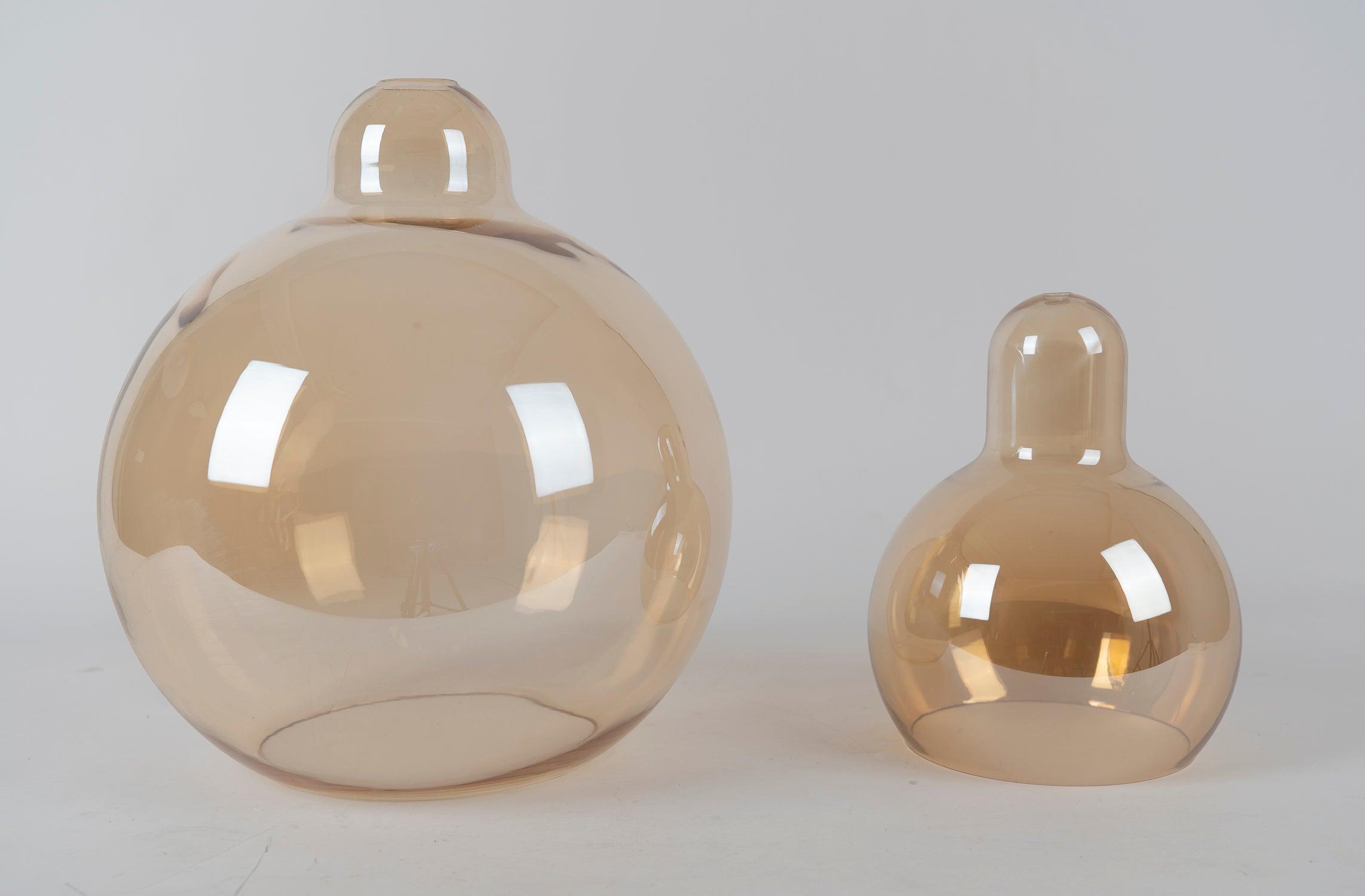 Lustra Suspension en Verre Chiswick pour Salon