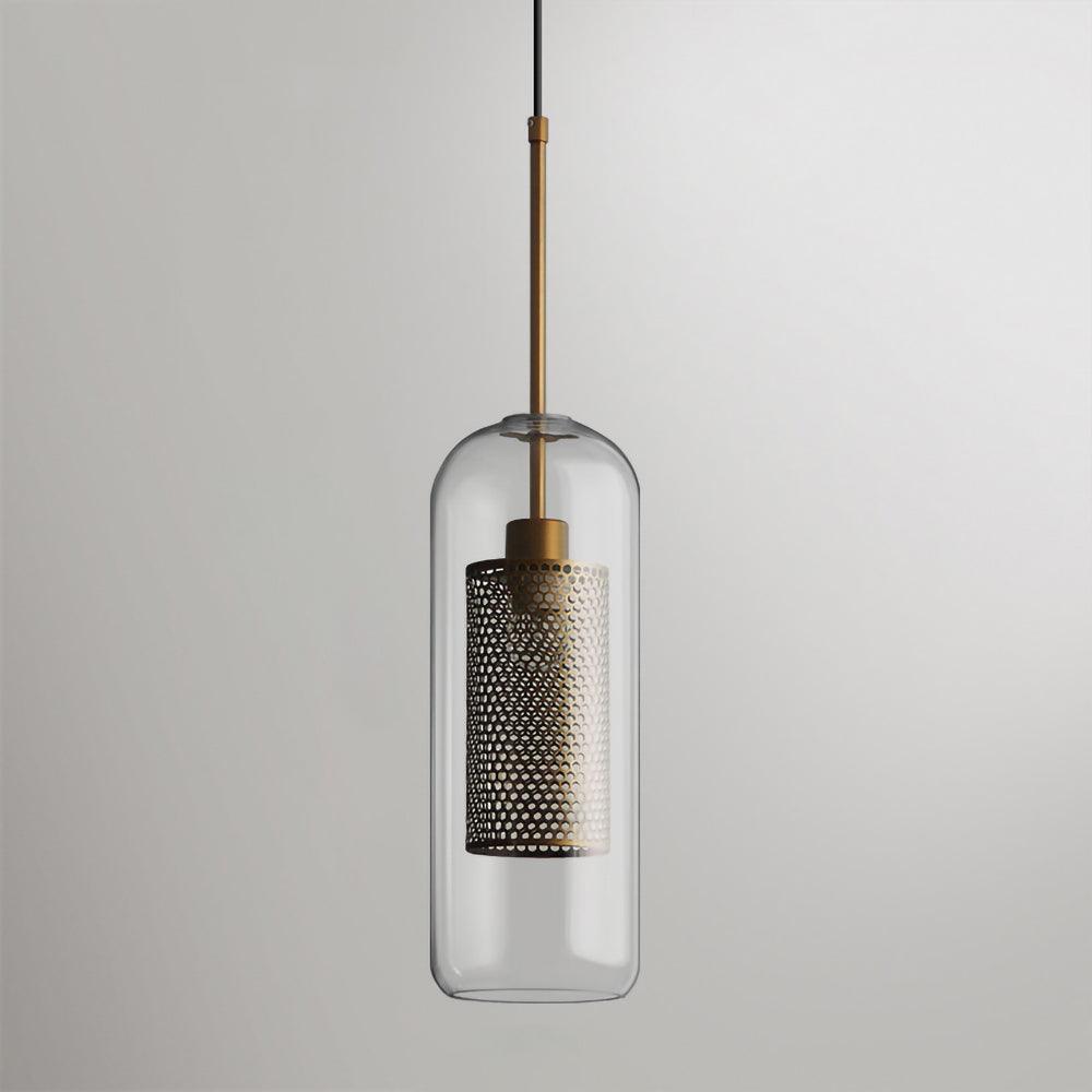 Lustra Suspension en Verre Chiswick pour Salon