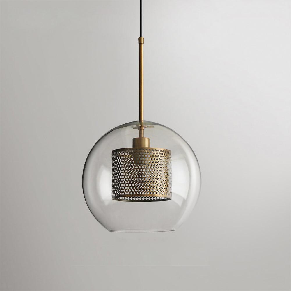Lustra Suspension en Verre Chiswick pour Salon
