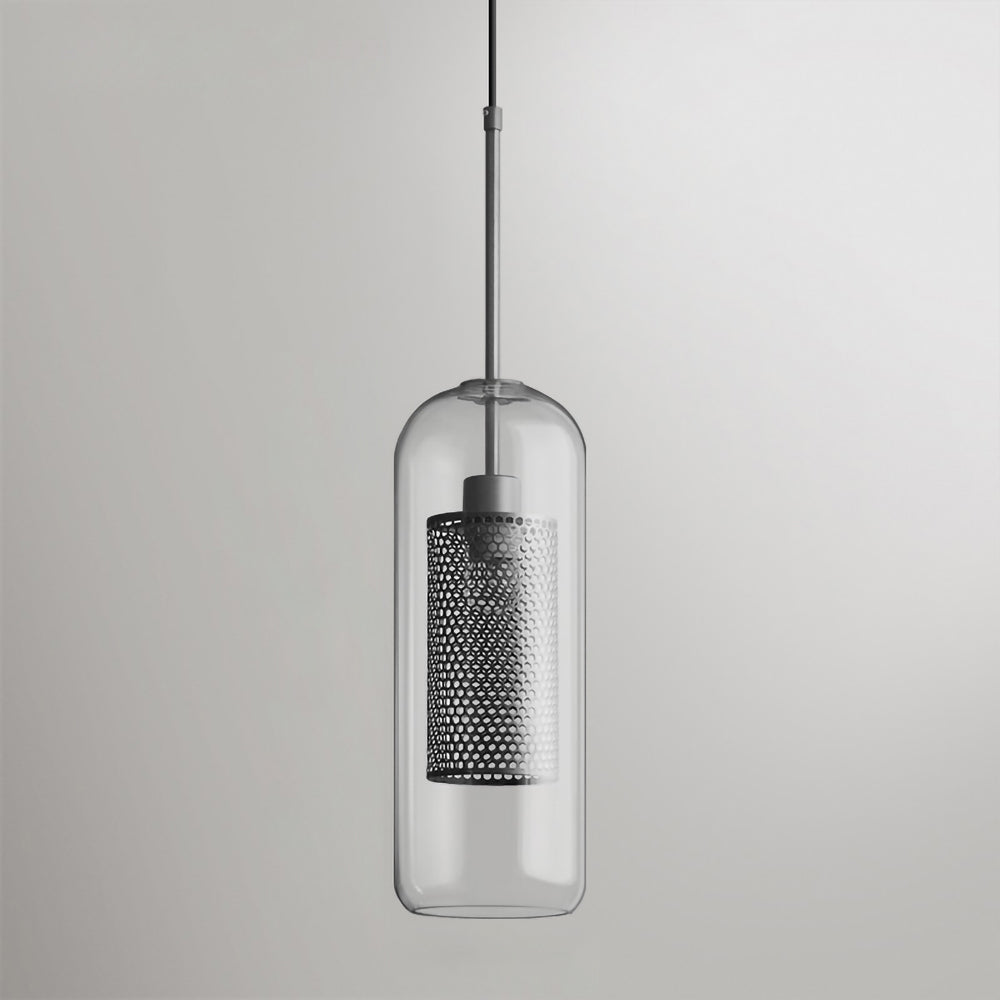 Lustra Suspension en Verre Chiswick pour Salon
