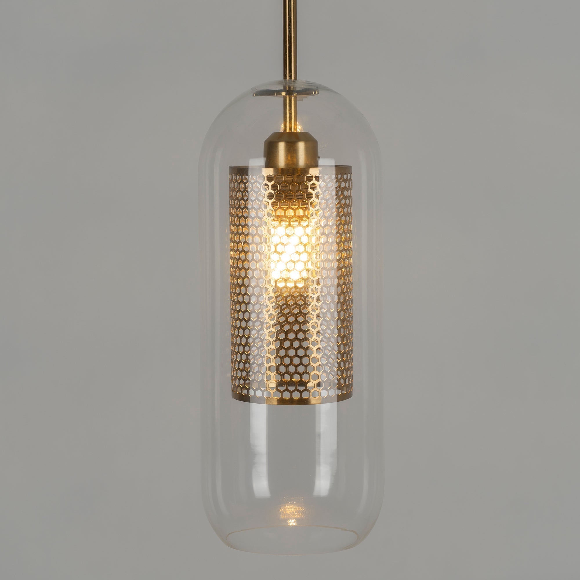 Lustra Suspension en Verre Chiswick pour Salon